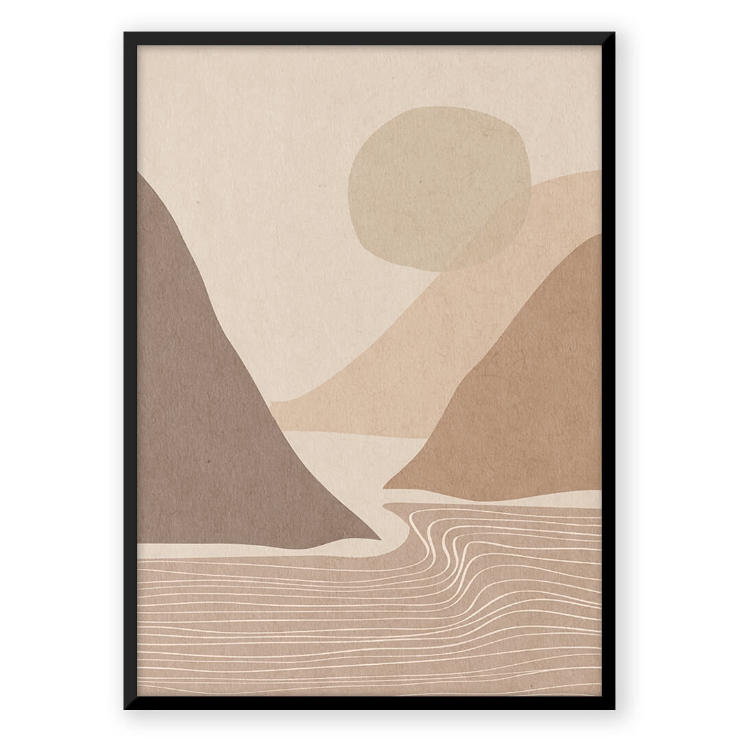 Abstract landscape art print, D_7d6850b9-f8e8-46d6-a5cd-05a52b2412f1