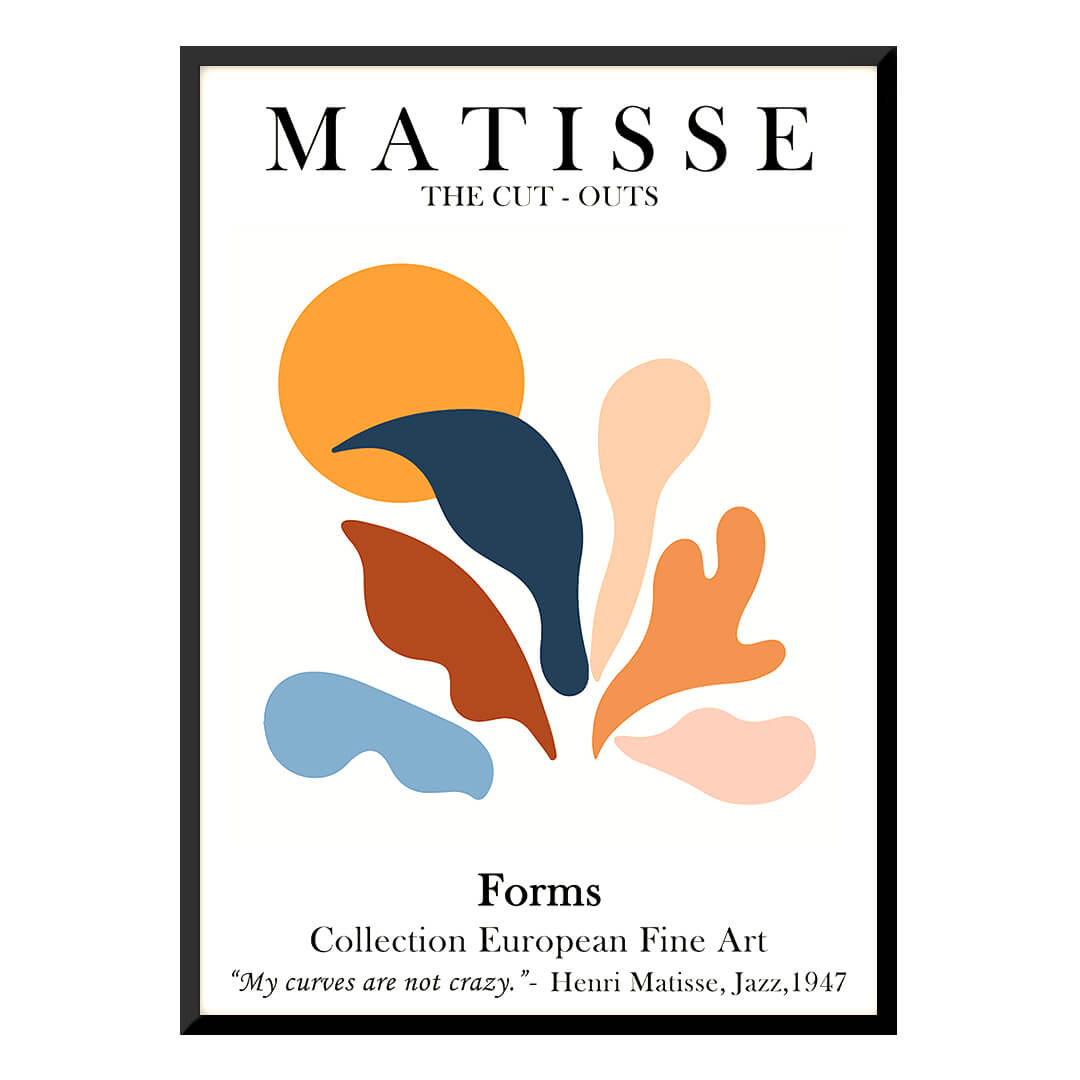 Matisse Cut-Outs art print - Forms, Collection European Fine Art