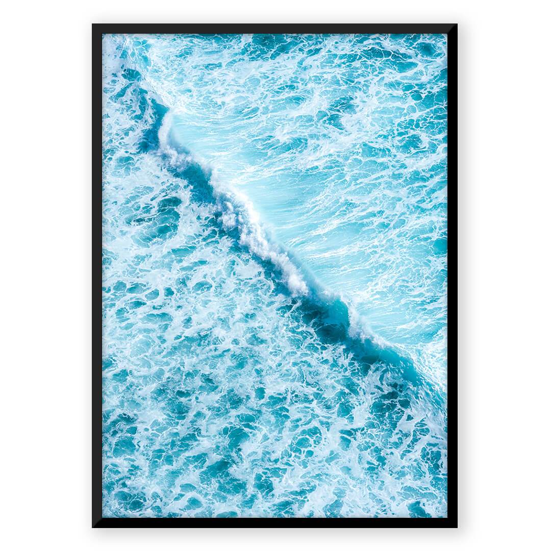 Ocean wave art print