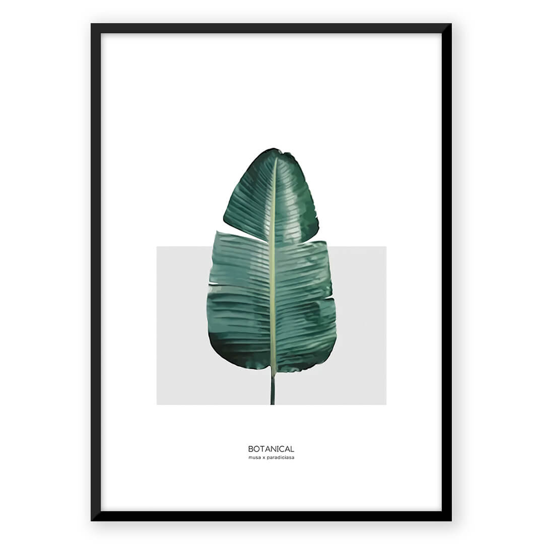Botanical leaf art print C_396f3cb7
