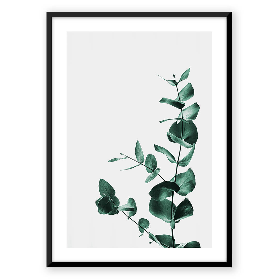 Eucalyptus print C_563295e7-a64e-48bf-ab7d-6de3d6a8e6e6, framed wall art