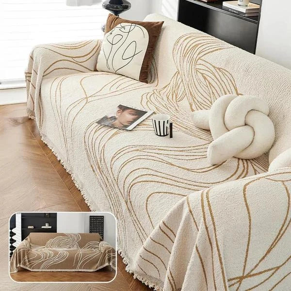 [Compre 1, Leve 2] Kit Melissa - Capa em Chenille com Escudo Anti-Manchas e Anti-Odor