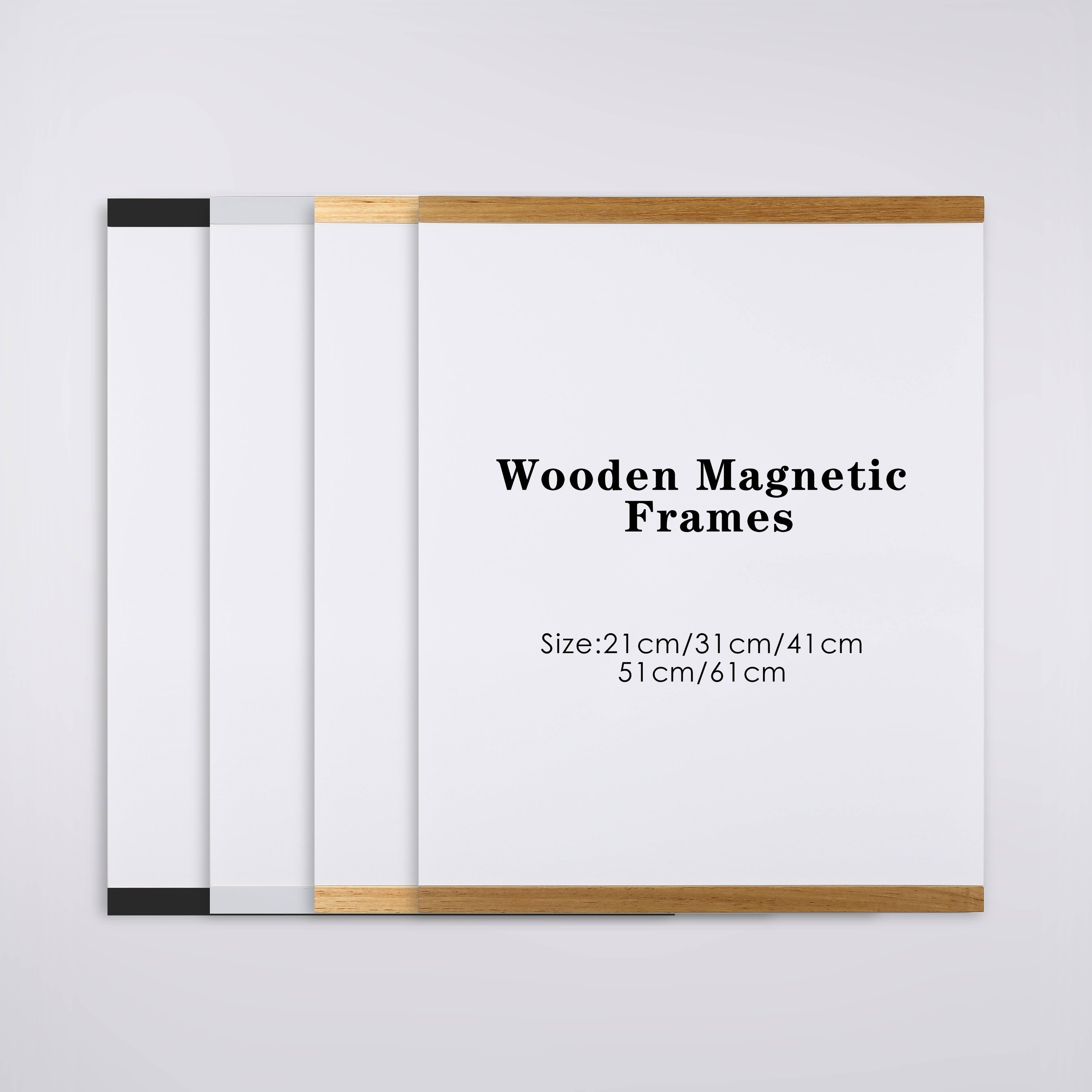 Teak Wood® Magnetic Frame - Nordic Peace