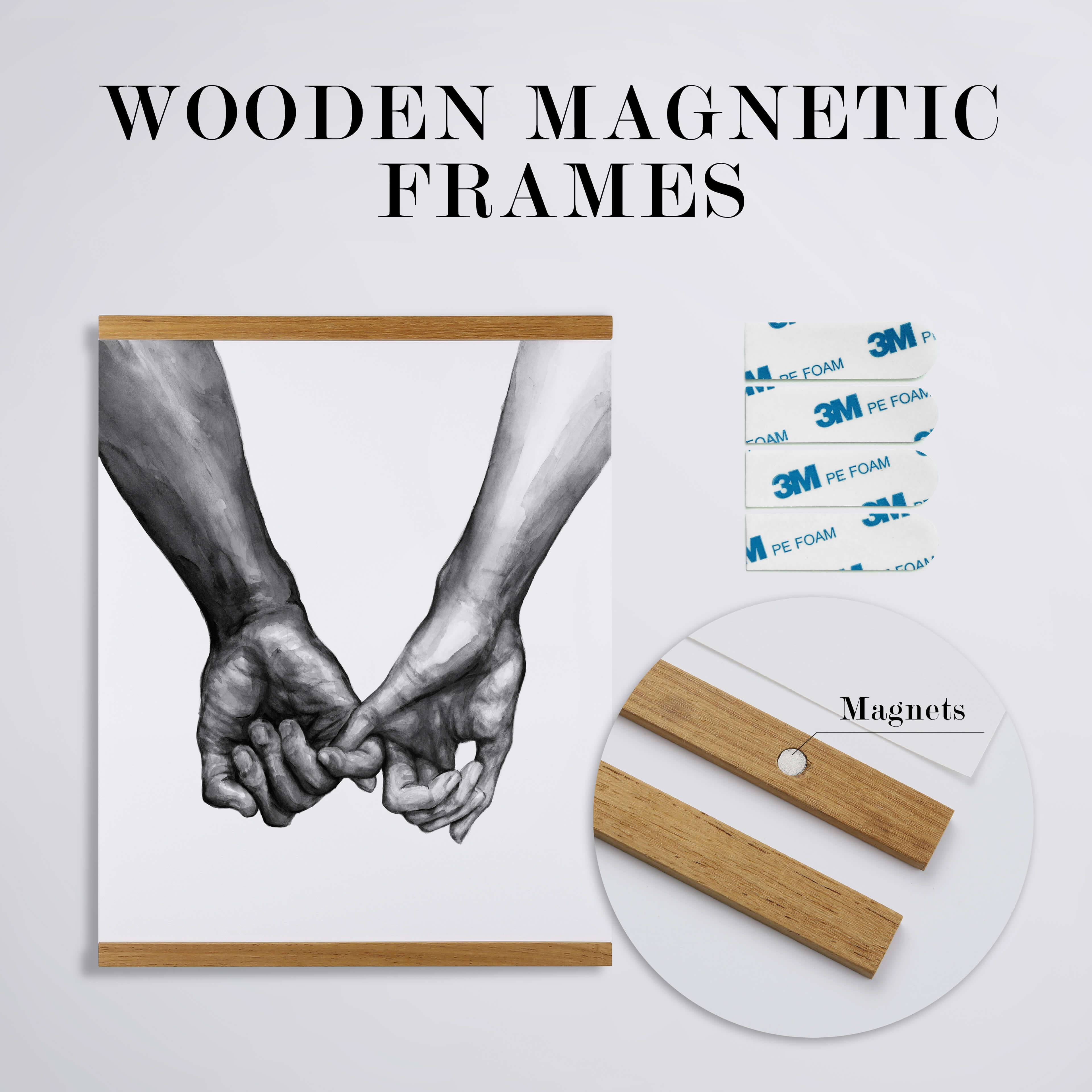 White® Magnetic Frame - Nordic Peace
