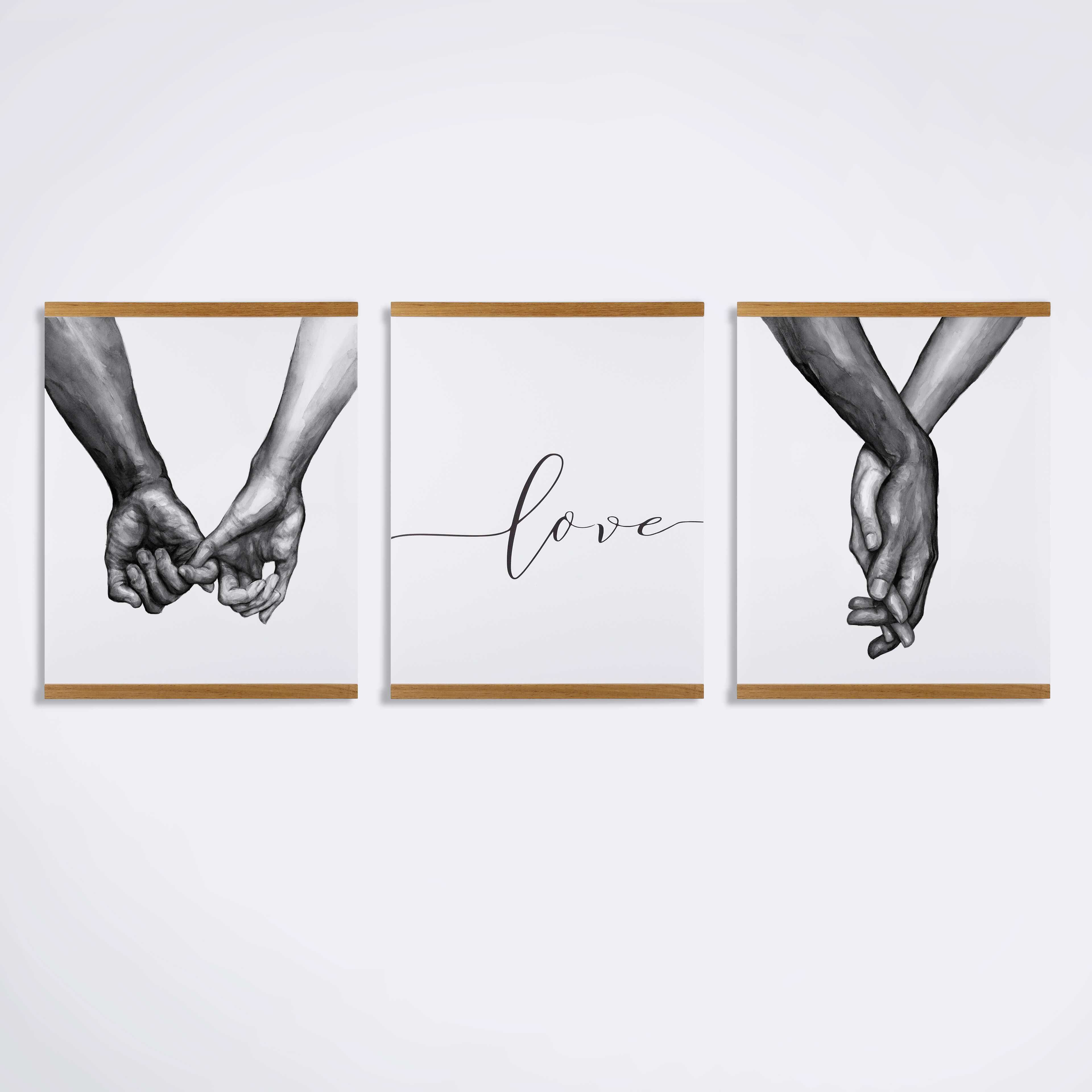Teak Wood® Magnetic Frame - Nordic Peace