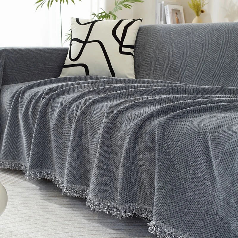 [Compre 1, Leve 2] Kit Flora - Capa em Chenille com Escudo Anti-Manchas e Anti-Odor