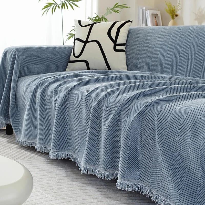[Compre 1, Leve 2] Kit Flora - Capa em Chenille com Escudo Anti-Manchas e Anti-Odor